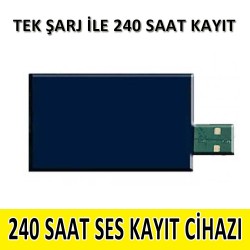 240 Saat Ses Kayıt Cihazı