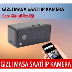 Wifi Gizli Kamera - Masa Saati