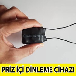 Duvar Tipi Priz içi Dinleme Cihazı